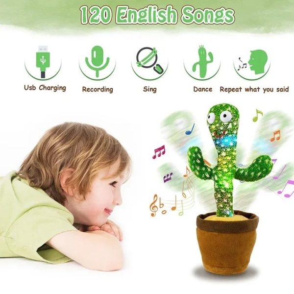 Dancing Cactus Toy – Singing, Talking, Voice