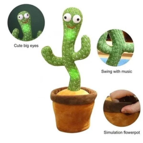 Dancing Cactus Toy – Singing, Talking, Voice