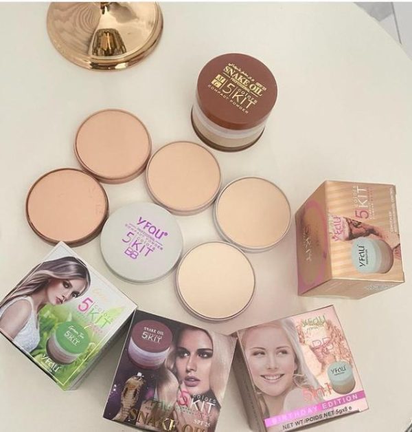 Pack Of 01 – 5 In 1 | Multi-shade Face Powder
