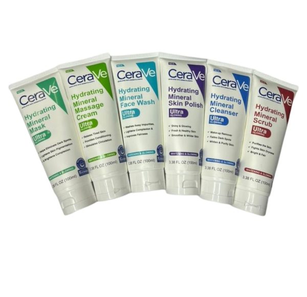 Pack Of 06 Cerave Hydrating Mineral Facial Kit