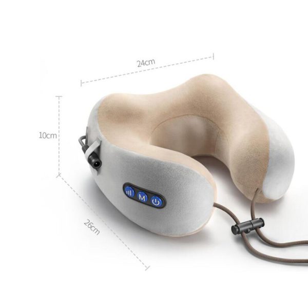 U Shaped Pillow Neck Massager Usb Charging Portable Neck Shoulder Cervical