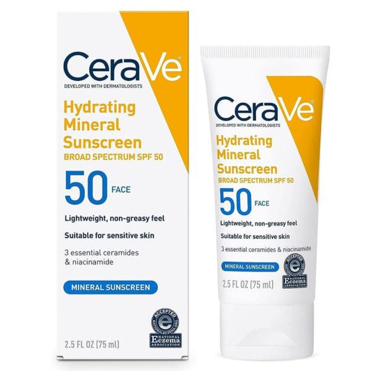 Cerave Hydrating Mineral Sunscreen Spf 100