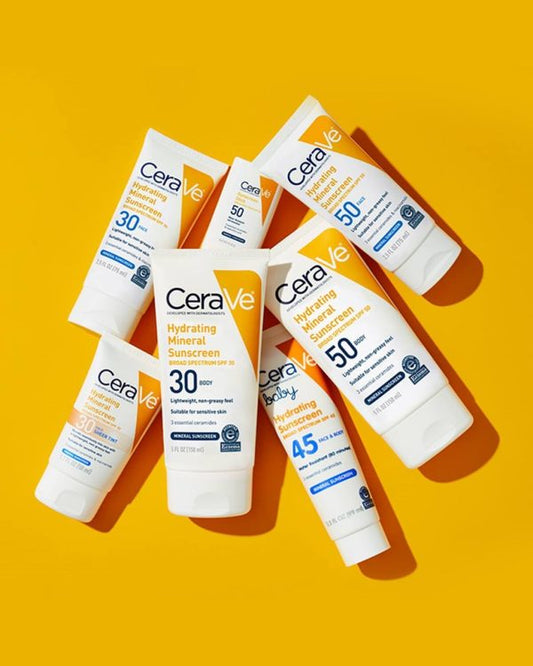 Cerave Hydrating Mineral Sunscreen Spf 100